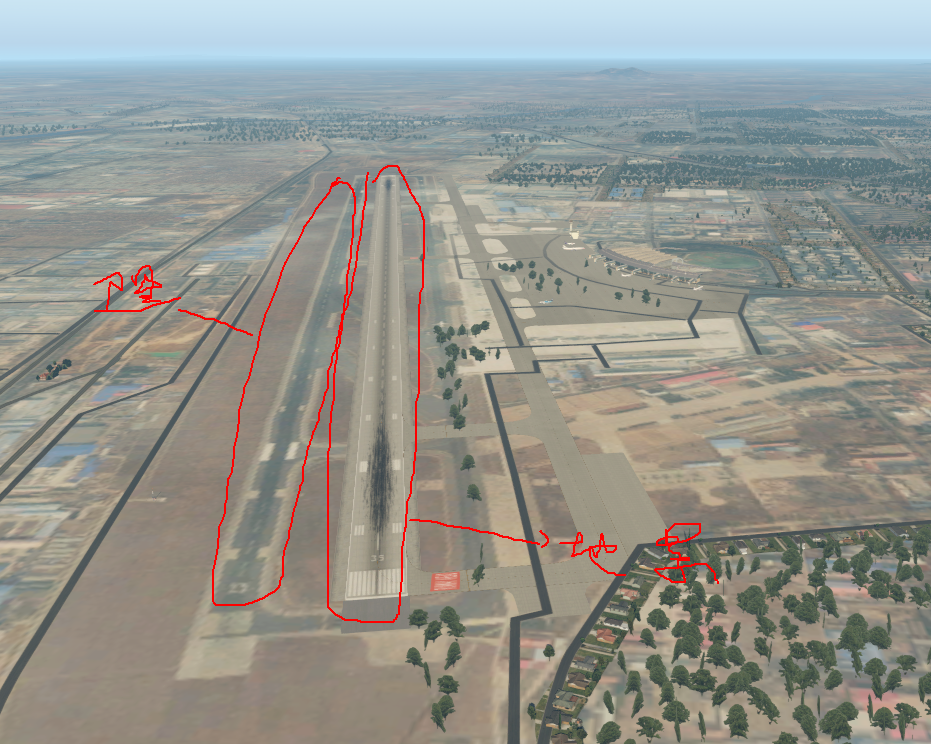 怎么修改第三方机场地景的位置-7570 