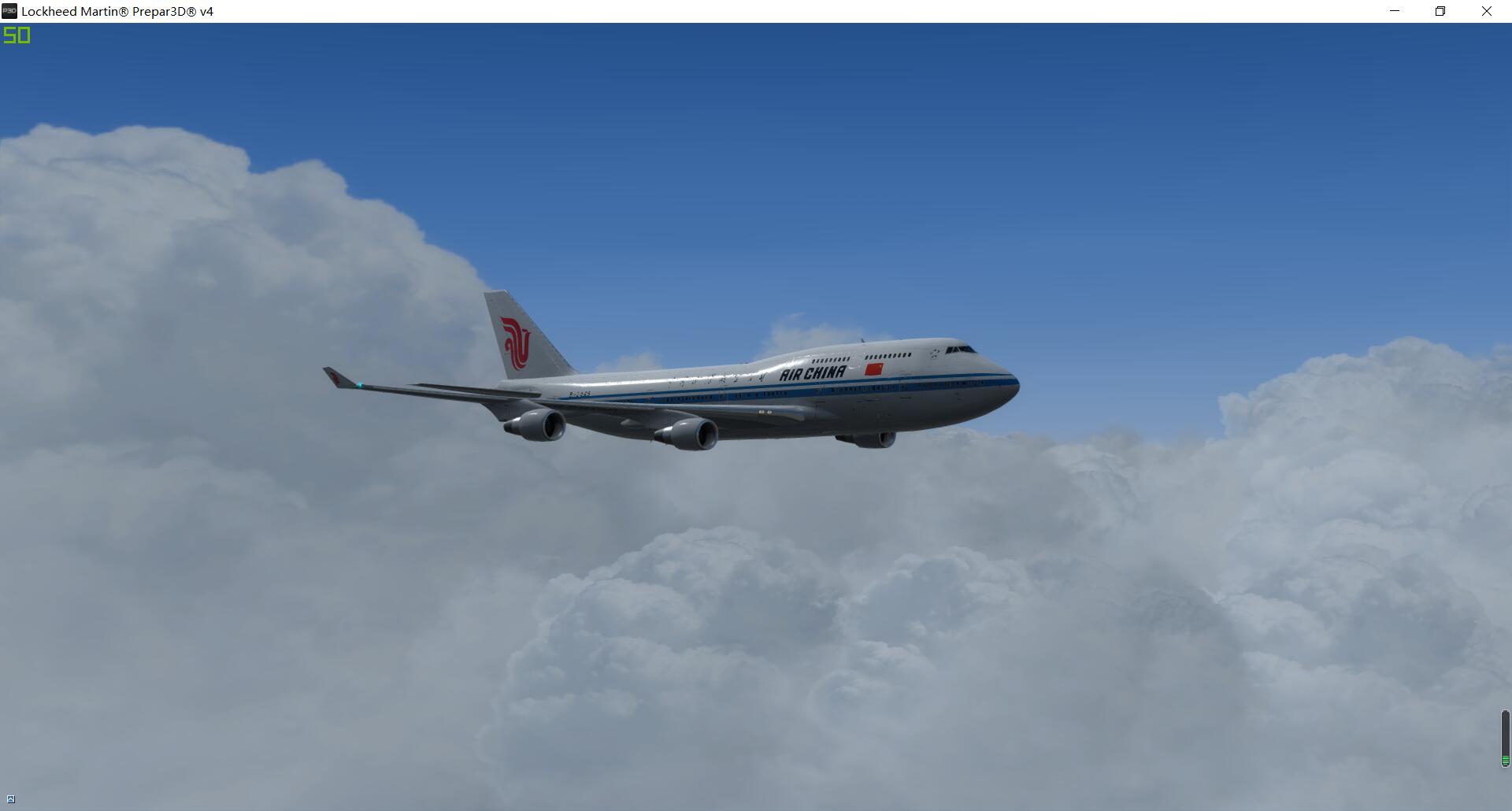 很久没有飞747了 打雷天飞一飞-6373 