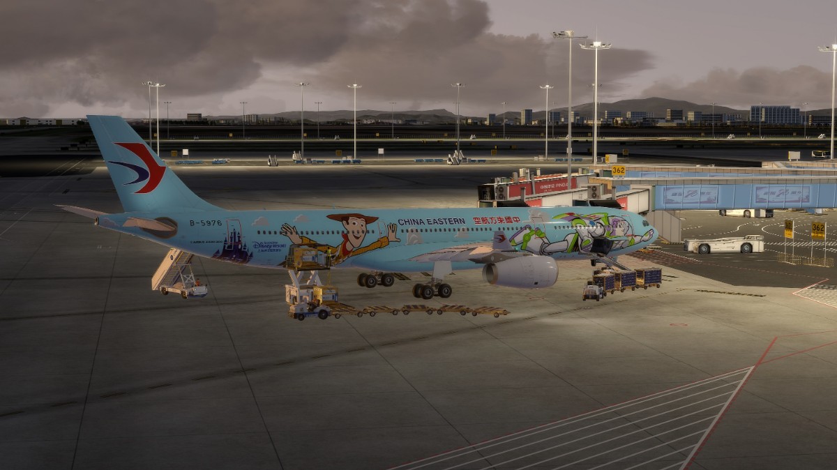深圳机场降落，Aerosoft Pro A330-300-748 