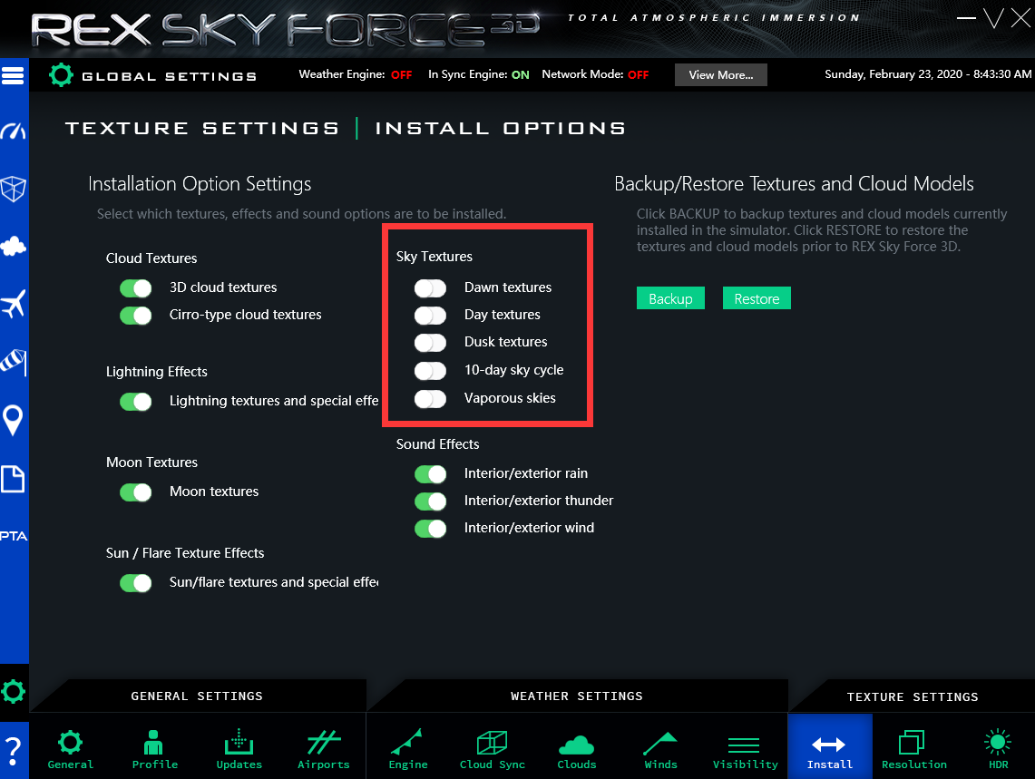 REX Sky Force 3D 和 Active Sky, ASCA, ENVTEX的一篇教程-6977 