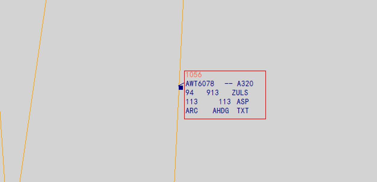 今天见习，雷达对1056（AWT6078）此航班报警（ZBAA起飞）？？-7673 