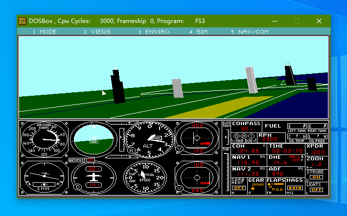 你们在期待微软模拟飞行2020，而我却玩起了第一代-5510 