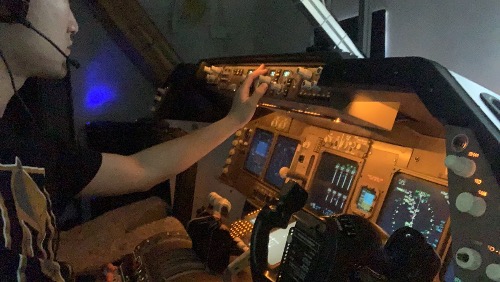 我的744模拟舱更新图片➕我的第一次参与本站联飞-7039 