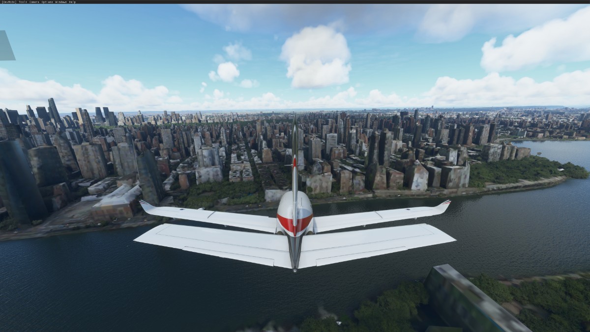 飞行模拟2020中的鬼城-795 