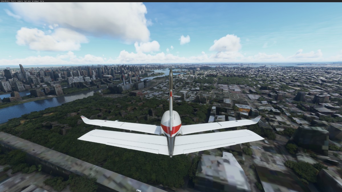 飞行模拟2020中的鬼城-342 