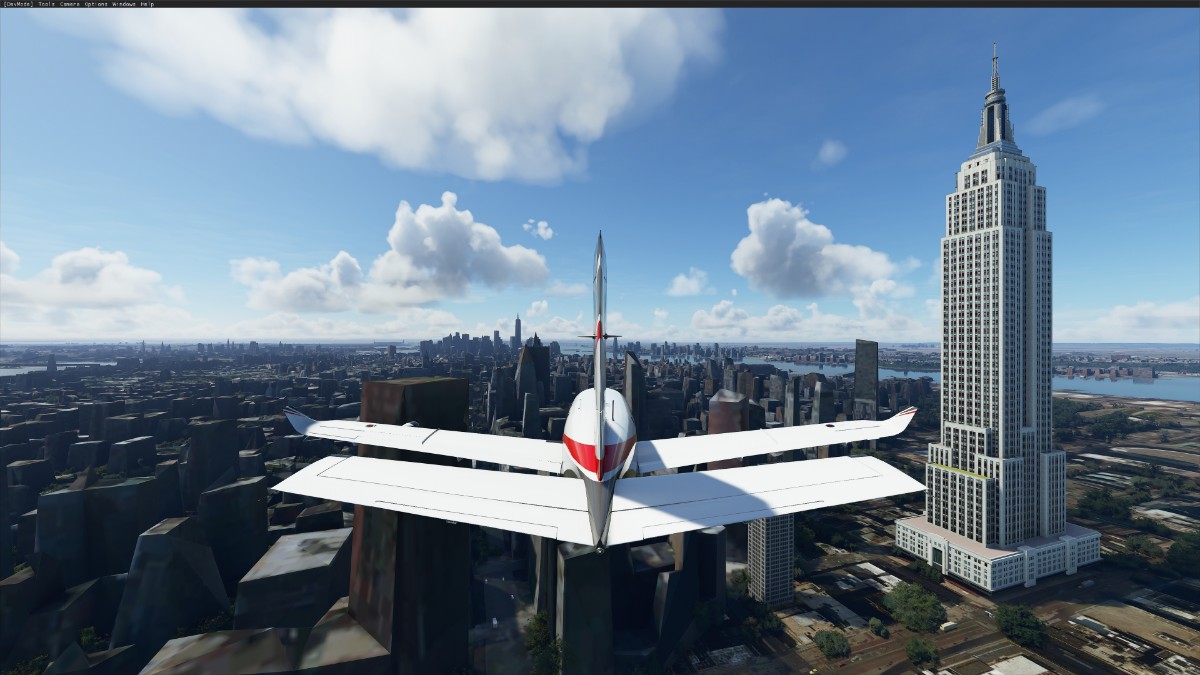 飞行模拟2020中的鬼城-7906 