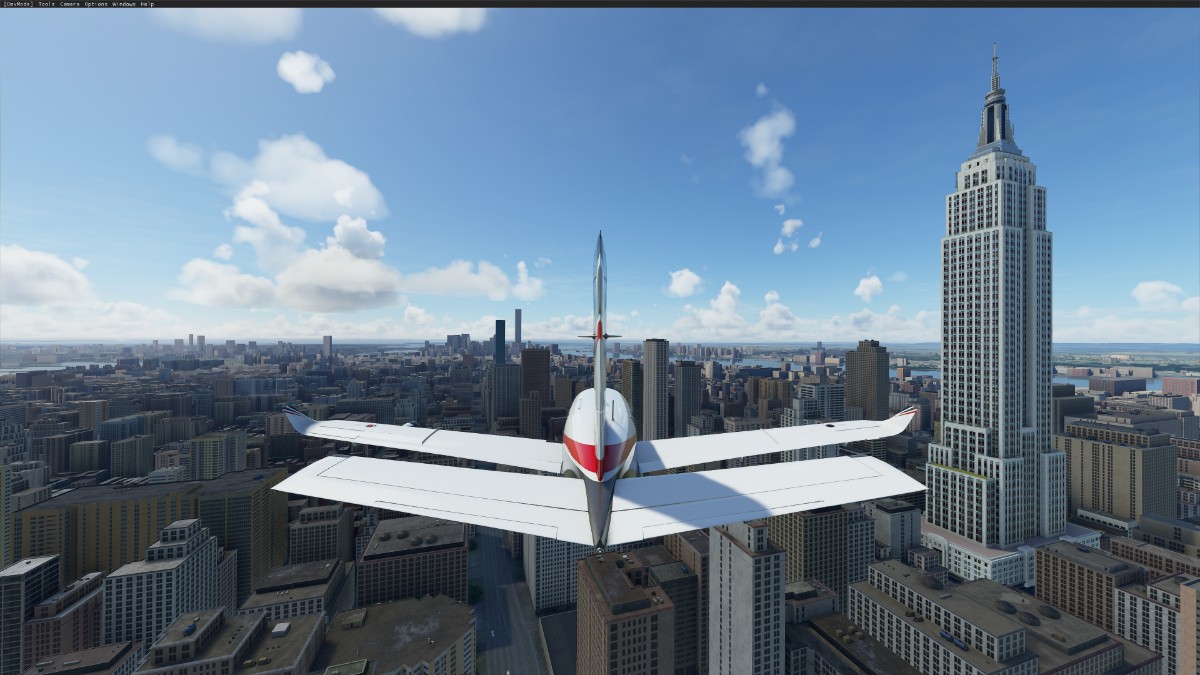 飞行模拟2020中的鬼城-3801 