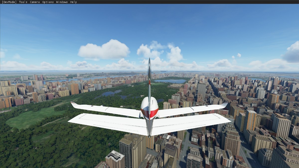 飞行模拟2020中的鬼城-3450 