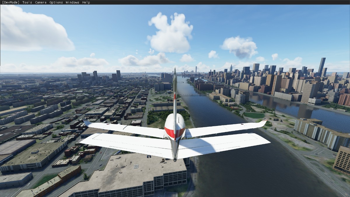 飞行模拟2020中的鬼城-3632 