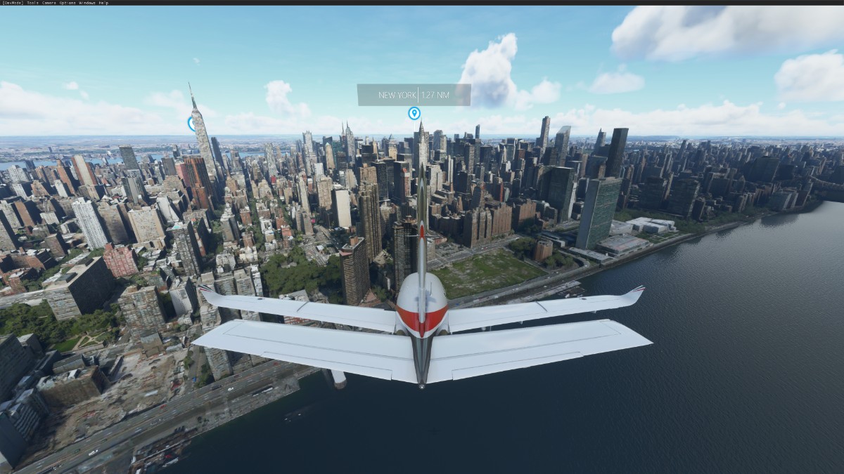 飞行模拟2020中的鬼城-8029 