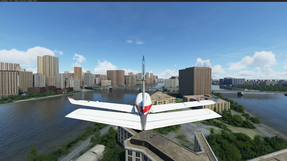 飞行模拟2020中的鬼城-8040 