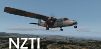 【新视频预告】Prepar3D - Flight1 BN2 Islander landing Godzone NZTI