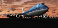 KLM荷兰皇家航空老涂装 圣马丁直飞 纽瓦克自由国际机场
