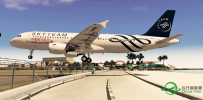 XP10 A320降落猪莉安娜机场