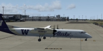 Q400 Alaska Horizon N435QX @ EDDL