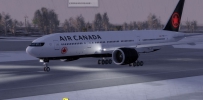 B777-200 New AirCanada @ EVRA
