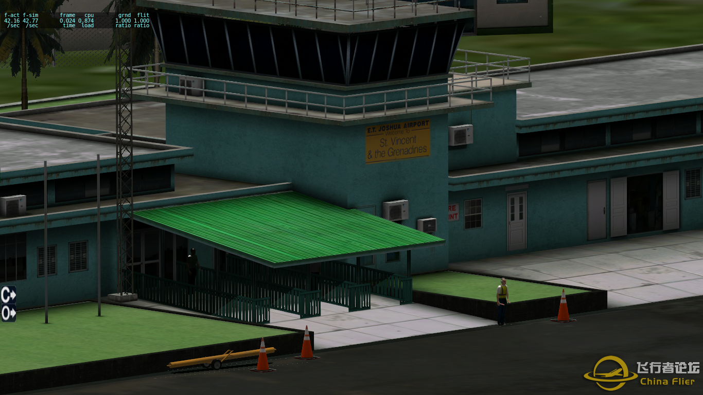 转换FSX TAXI2GATE - E.T. JOSHUA AIRPORT SAINT VINCENT-6321 