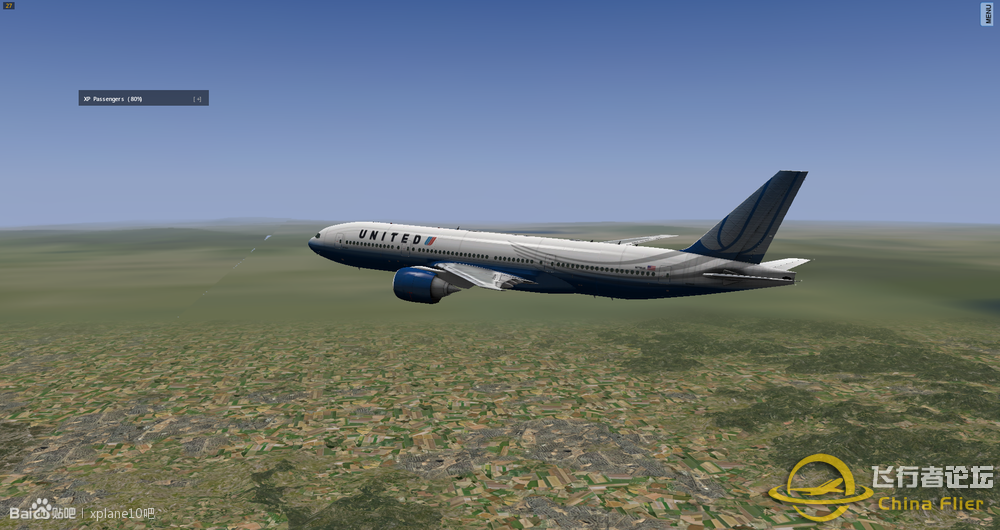 x-plane 收费B777 涂装-1609 