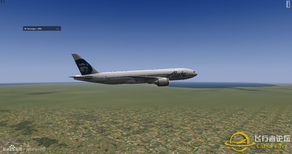 x-plane 收费B777 涂装-9043 