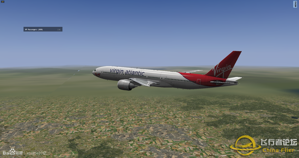 x-plane 收费B777 涂装-8209 