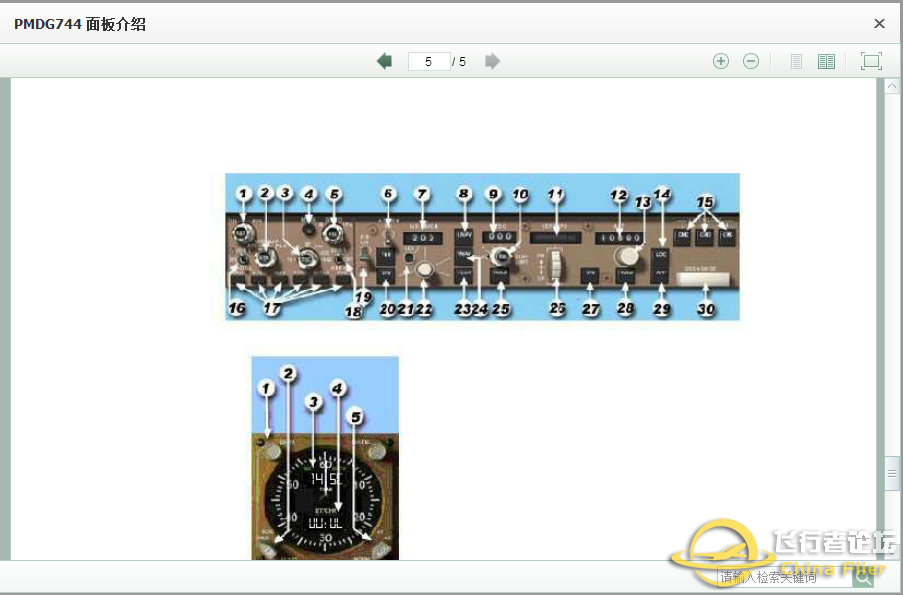 PMDG744 面板介绍-4189 