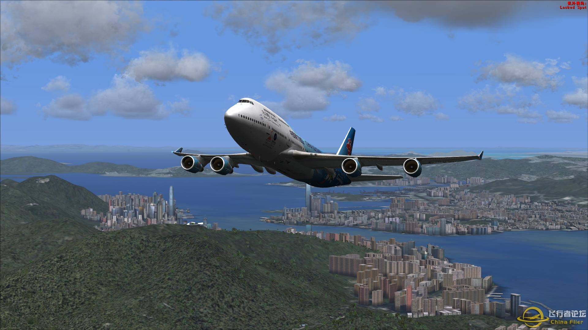 南航启德13号跑道起飞-214 