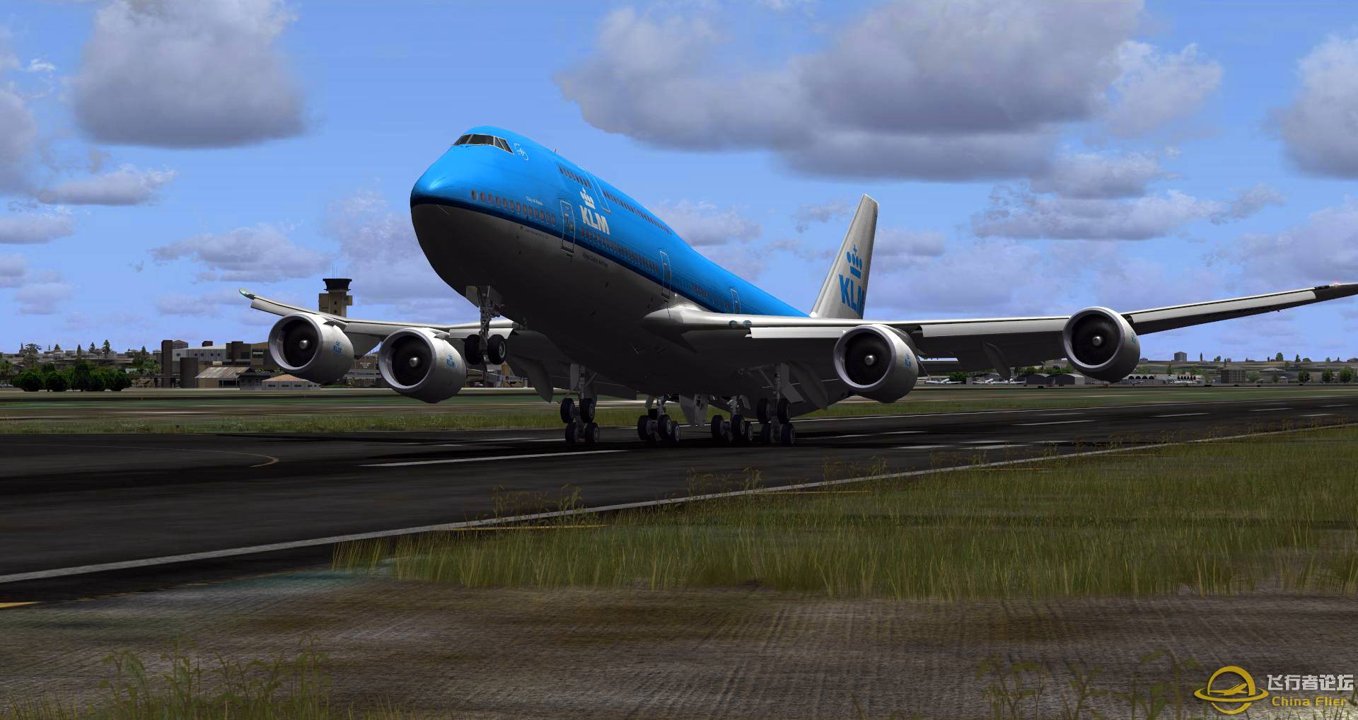 KLM 747-8i起飞-7327 