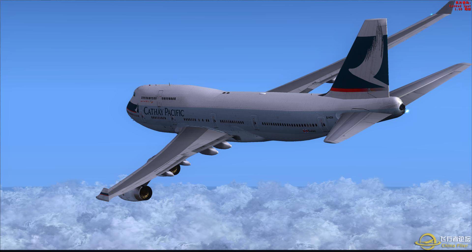 国泰航空飞行中-2168 