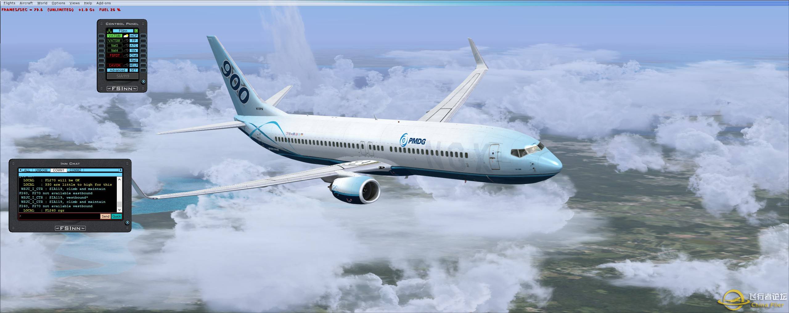 SIA-119 SIN-KUL 737-900wl (VATSIM)-5065 