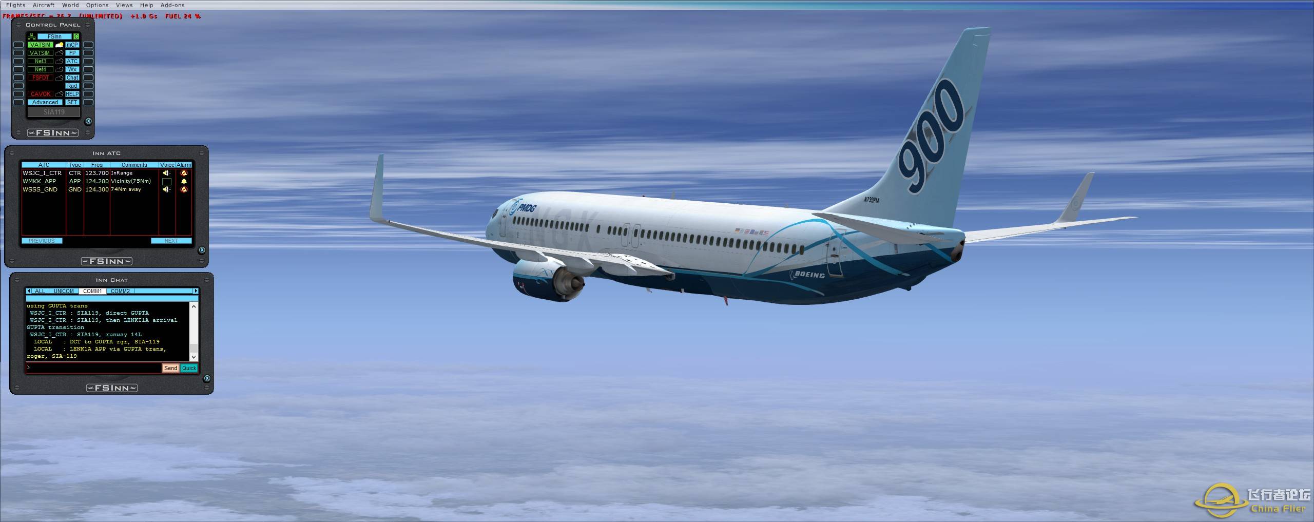 SIA-119 SIN-KUL 737-900wl (VATSIM)-8950 