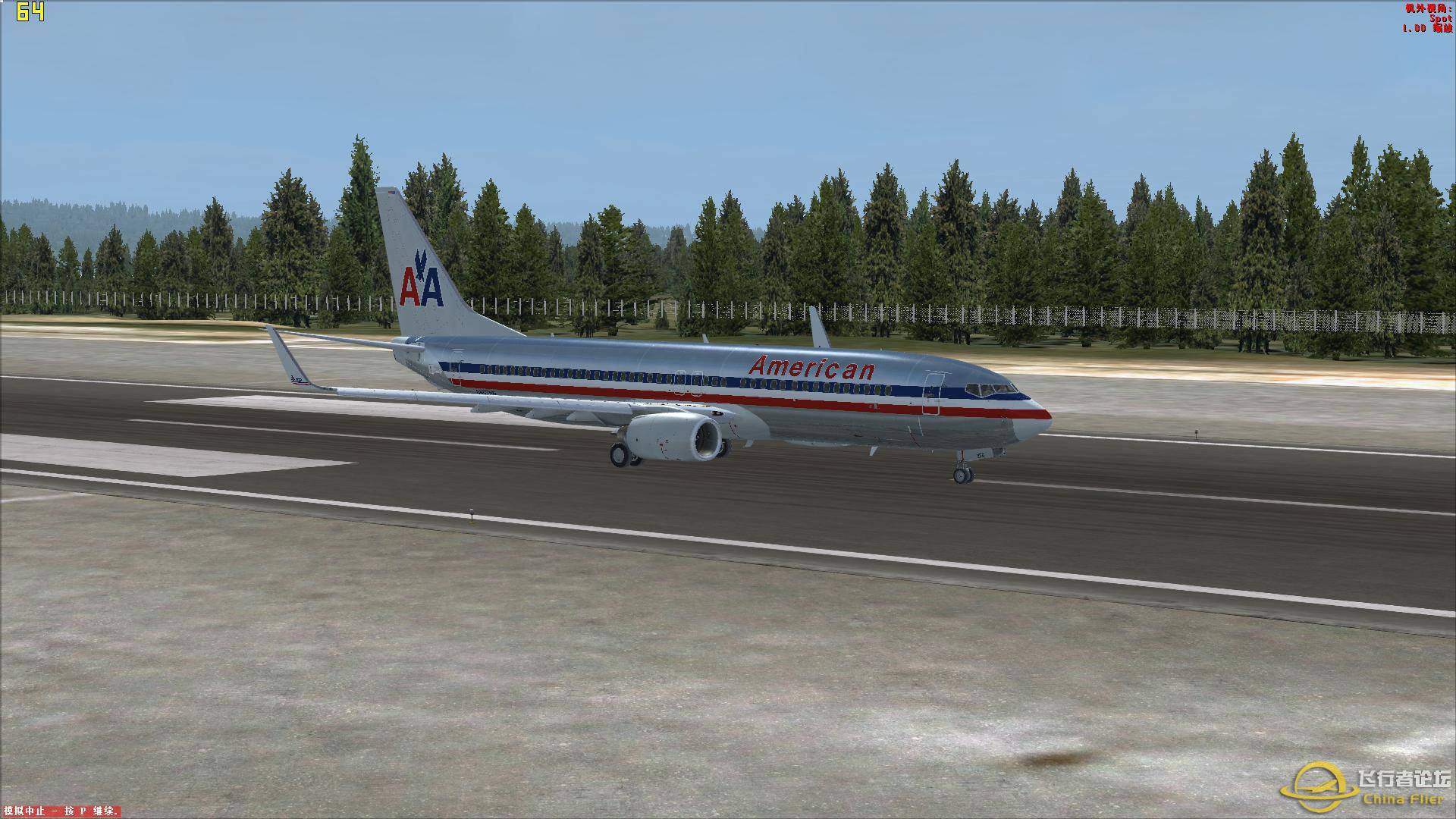 FSX 雾天 NGX-4527 