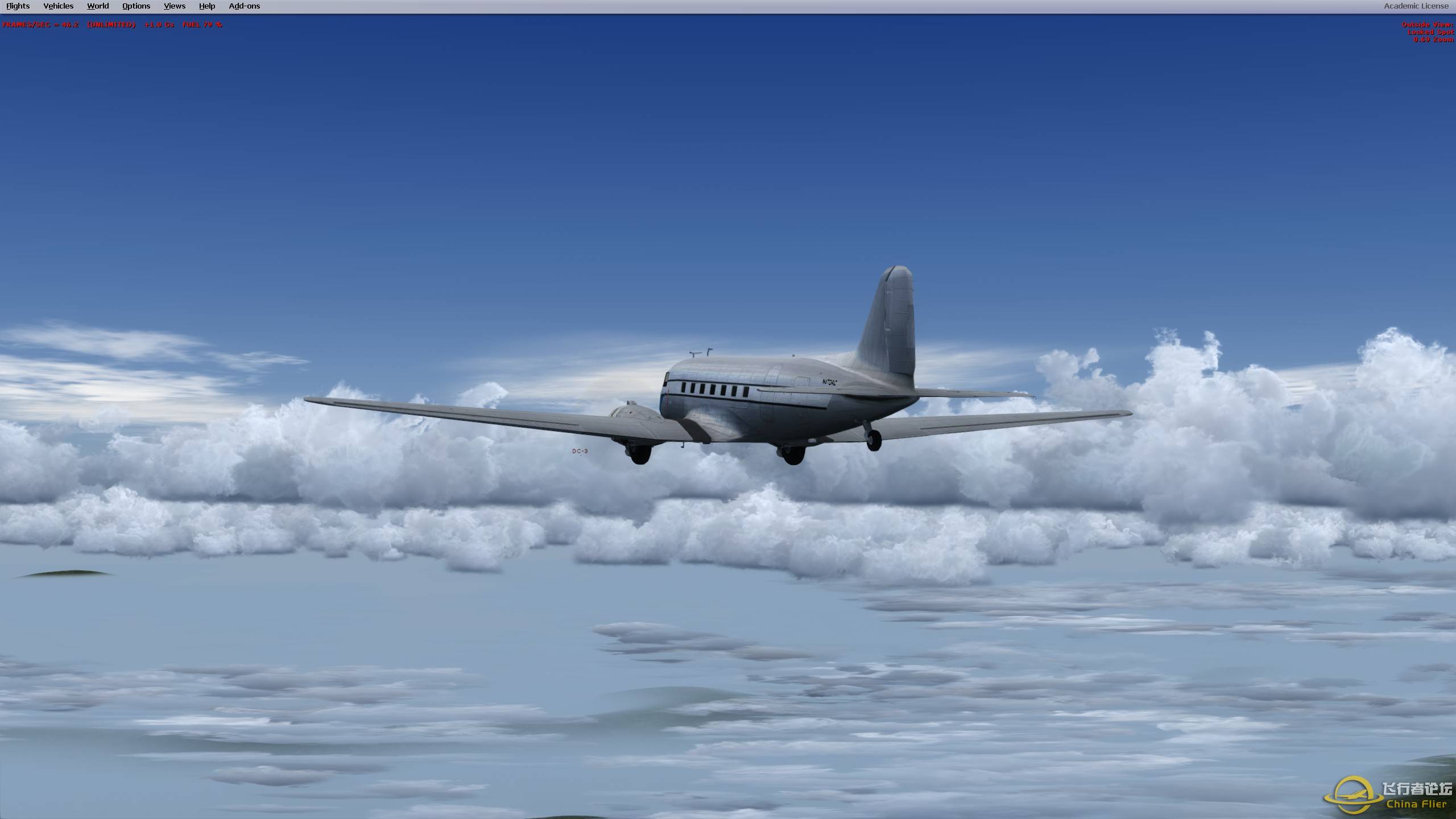 【2314】【VATSIM】今天，我们飞跃了驼峰！-7046 