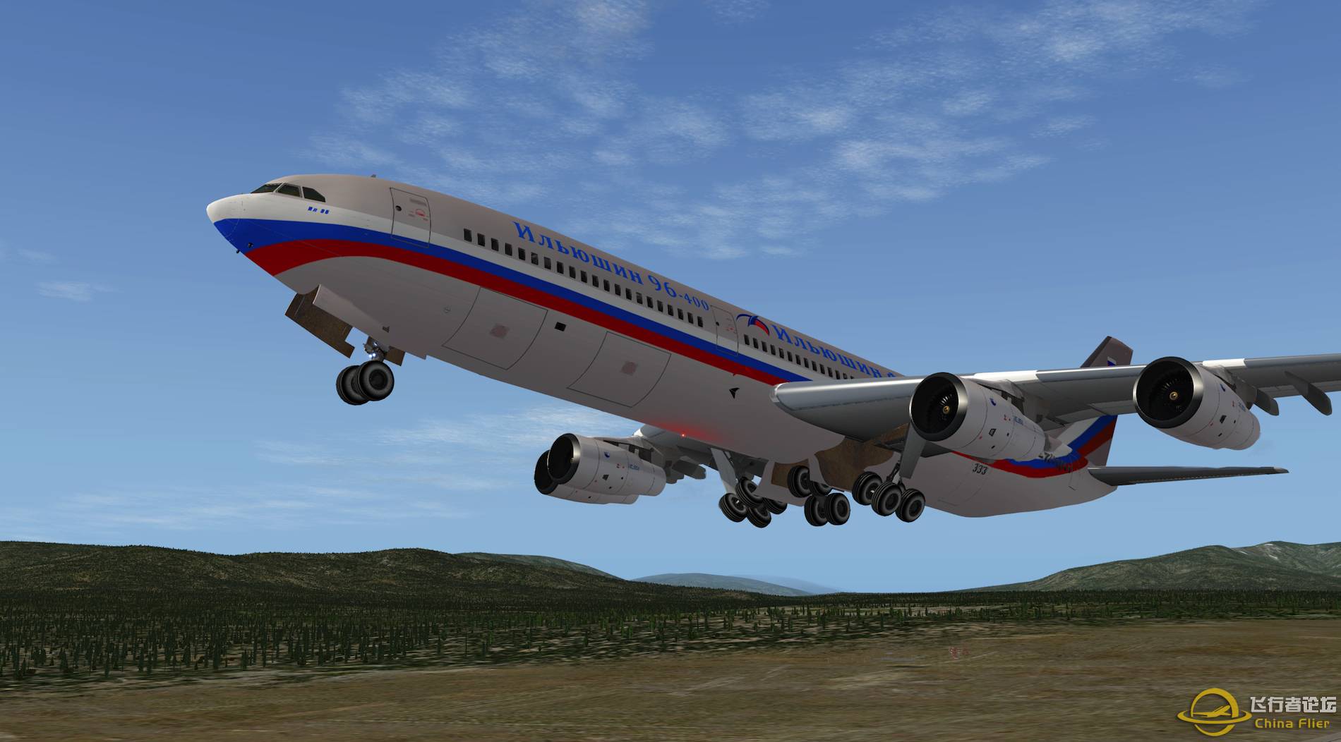 [X-Plane10] - 伊尔-96-400-4131 