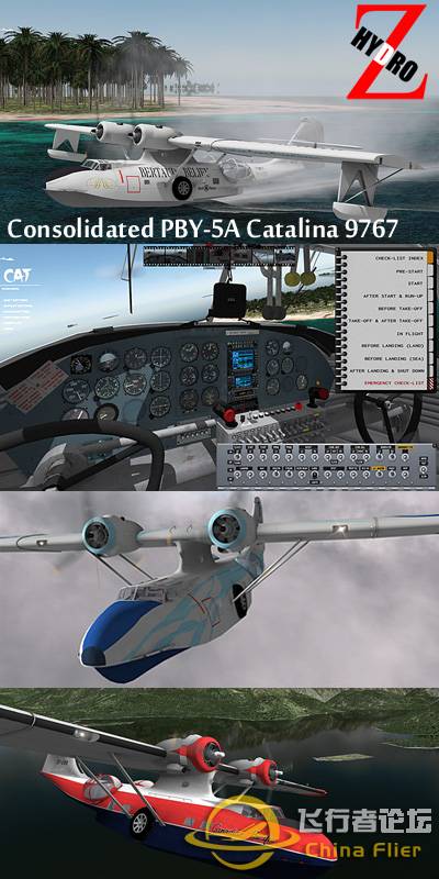 [X-Plane10] - Consolidated PBY-5A Catalina 9767 v1.42-6578 