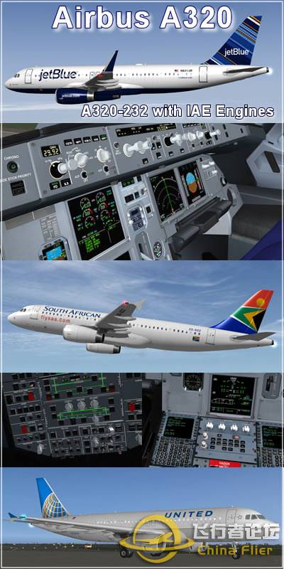 [X-Plane10] - Airbus A320-232 IAE Engine v2.02-2636 