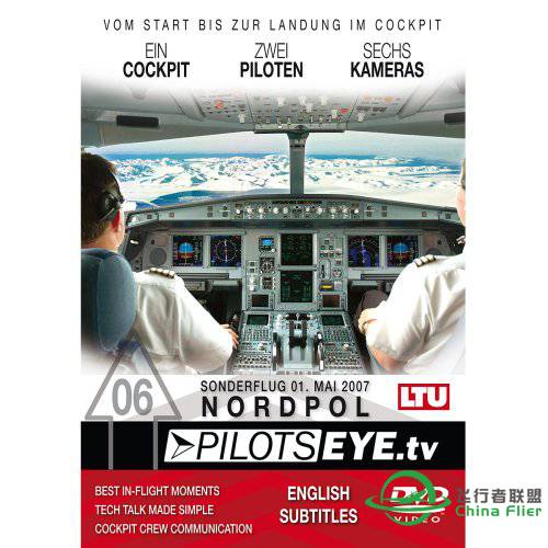 PilotsEye（飞行员之眼）系列视频 ----  杜塞尔多夫-北极-3248 