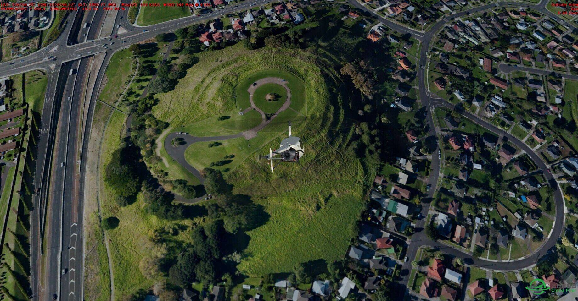 高清新西兰卫星地景-8918 