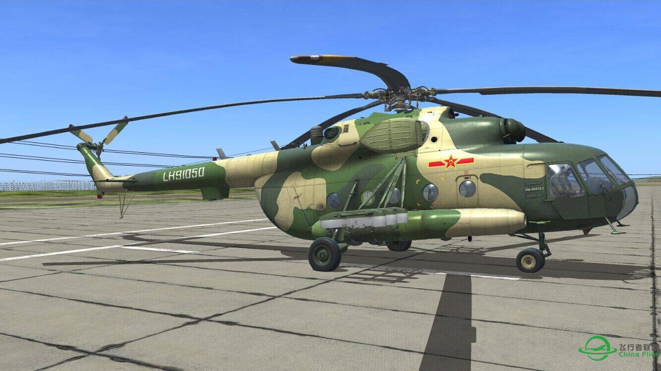 DCS  Mi-8MTV2 之解放军陆航涂装和中文座舱-6887 