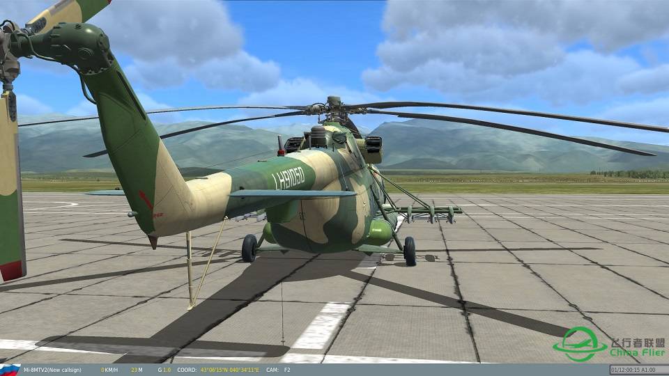 DCS  Mi-8MTV2 之解放军陆航涂装和中文座舱-4415 