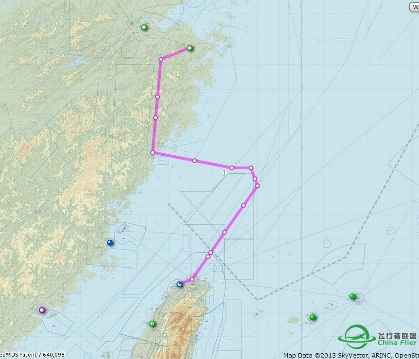 【CA2472新版环球系列】第一站：宁波-台北-9065 