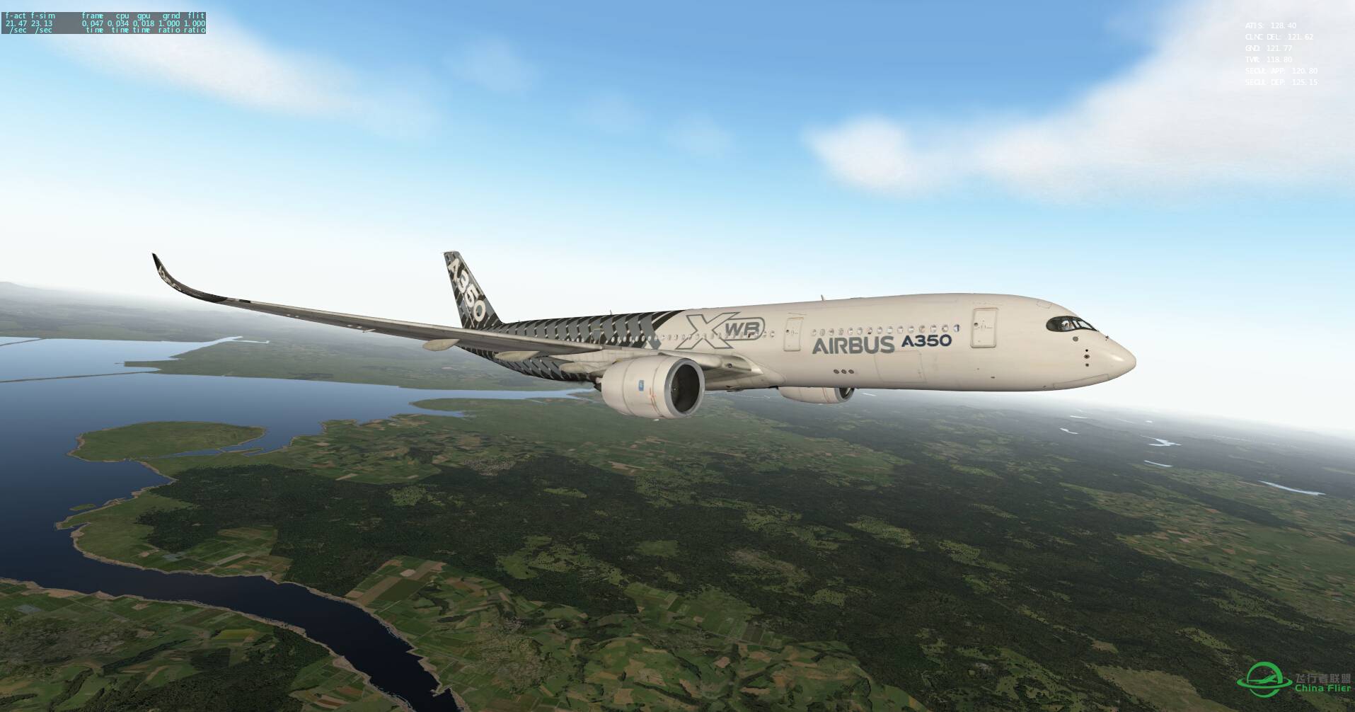 XPlane10 A350XWB 飞行美图-7070 