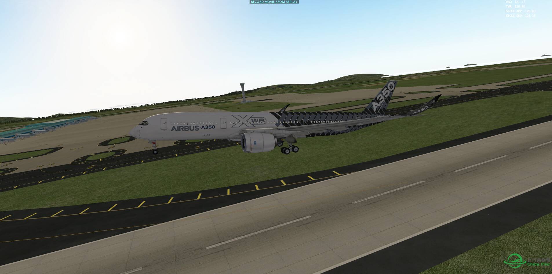 XPlane10 A350XWB 飞行美图-4168 