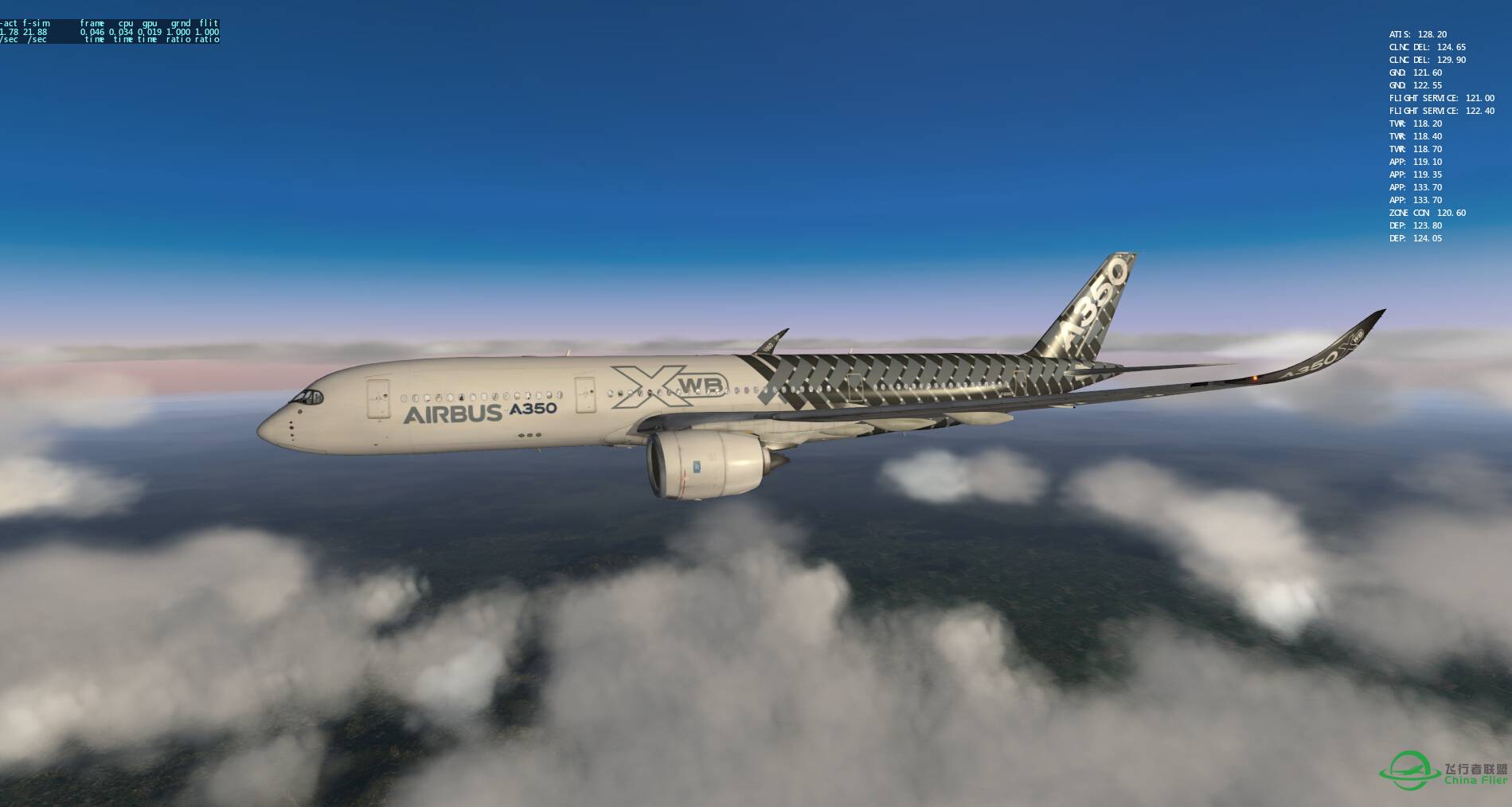 XPlane10 A350XWB 飞行美图-6074 