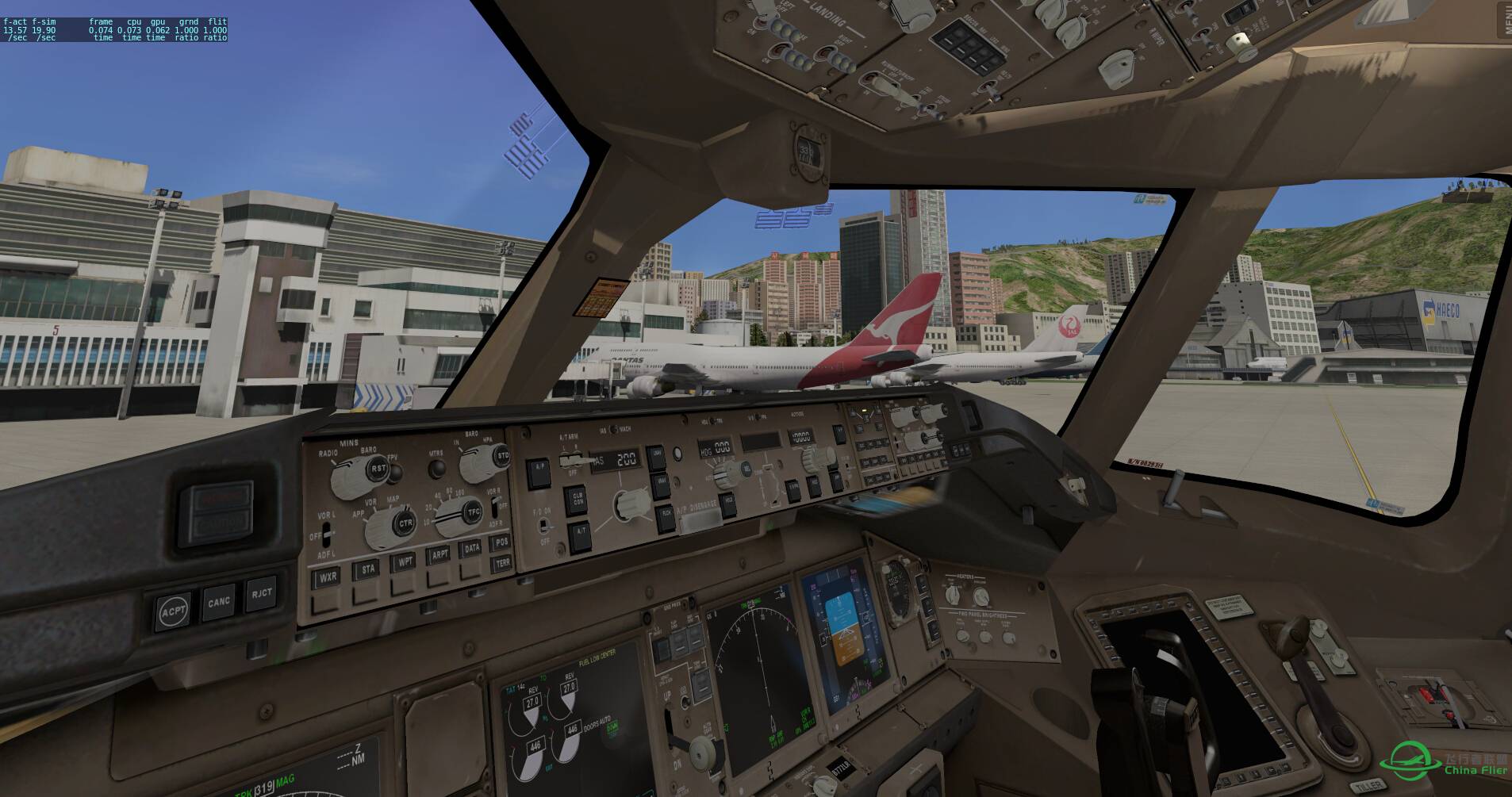 XPLANE10 Boeing777cockpit v1.1 全新驾驶舱美图-4918 