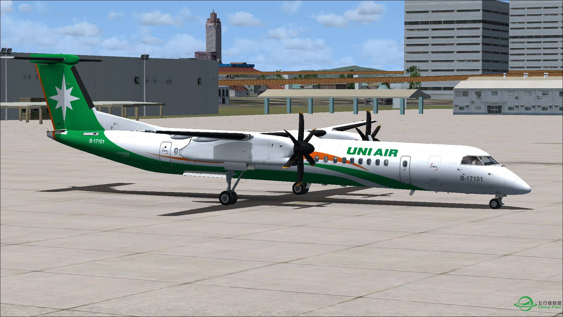 Uni Air Q400-731 