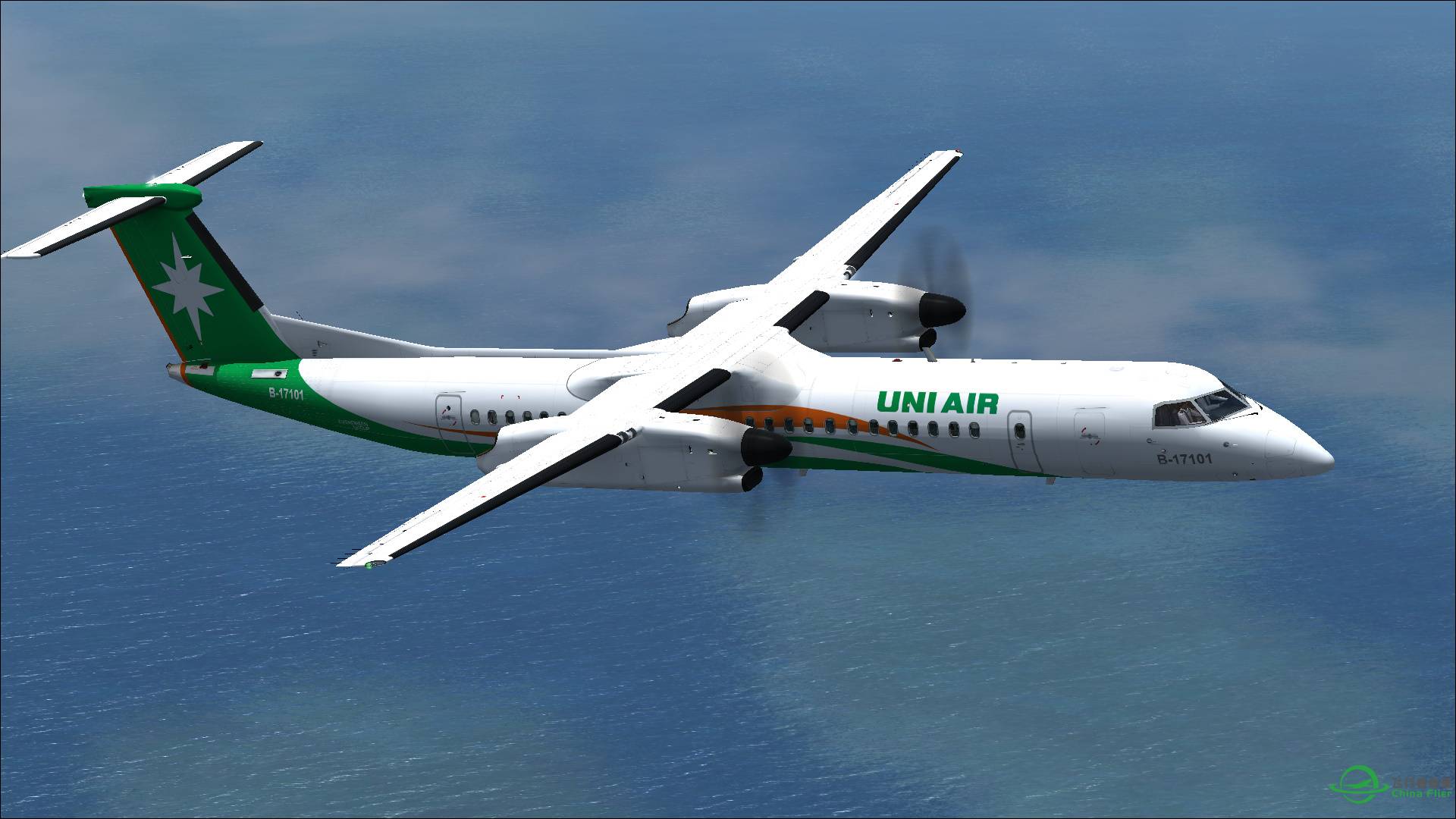 Uni Air Q400-2667 