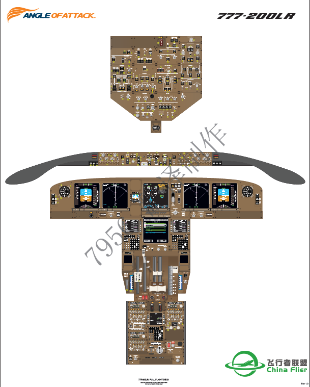 777驾驶舱按钮图解-6170 