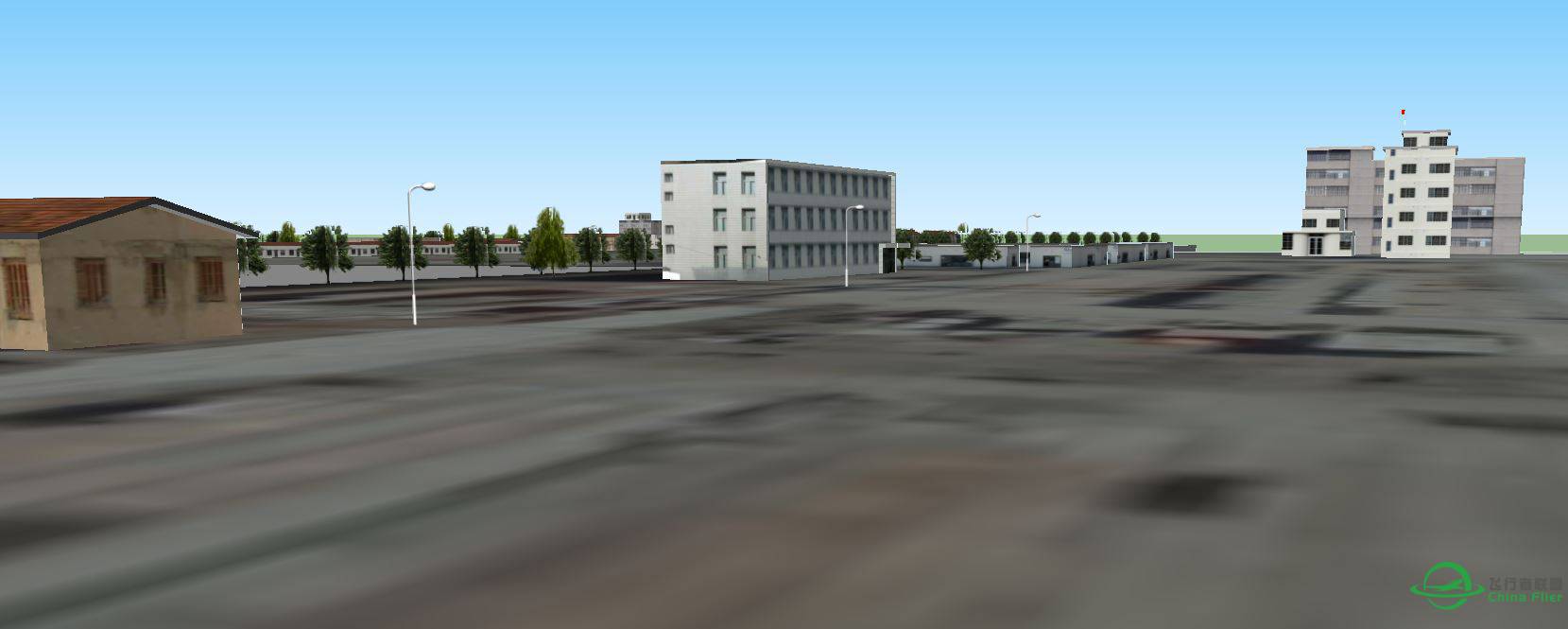 长兴岛地景的横沙岛海鸿村码头3D建模完成-1440 