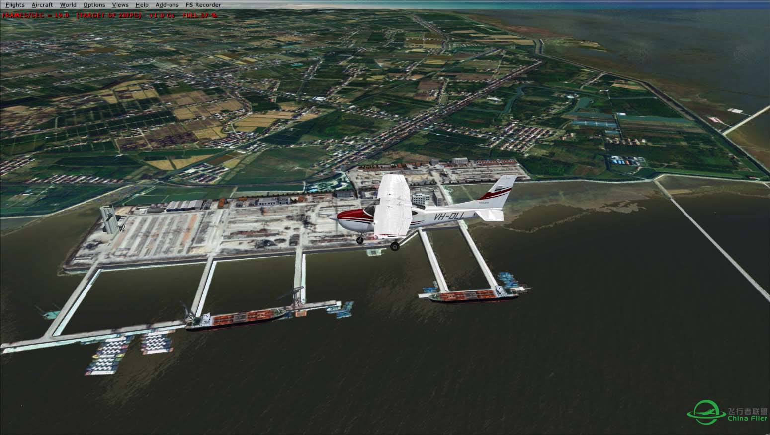 长兴岛地景的横沙岛海鸿村码头3D建模完成-6546 