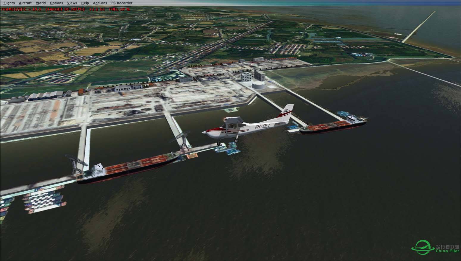 长兴岛地景的横沙岛海鸿村码头3D建模完成-1778 